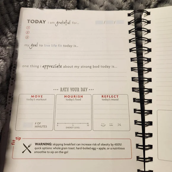 Fit Happens Fitness Journal - Picture 3 of 5